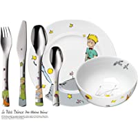 Los mejores  - WMF El Principito - Vajilla Infantil (Plato- Cuenco)- Acero Inoxidable y Cubertería (Tenedor- Cuchillo de Mesa- Cuchara…